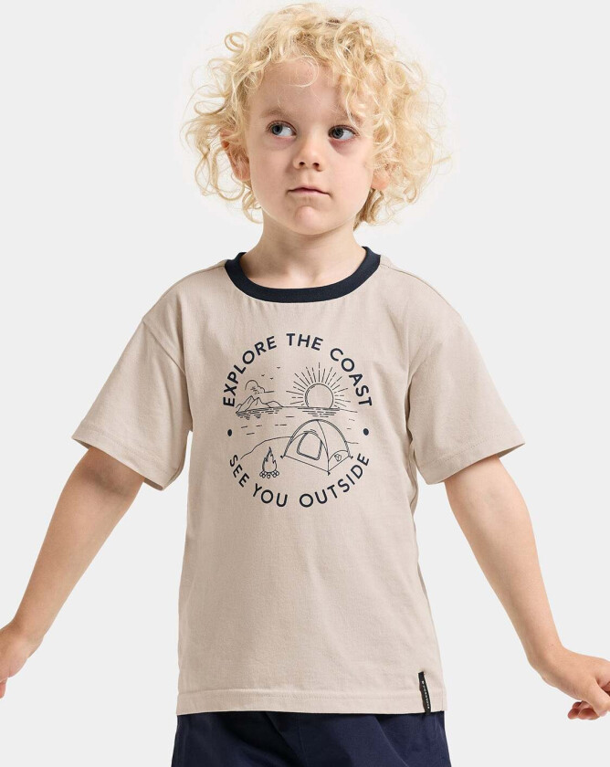 Mynta T-skjorte, Sand Beige, 90 - T skjorter & Topper - 100% Bomull