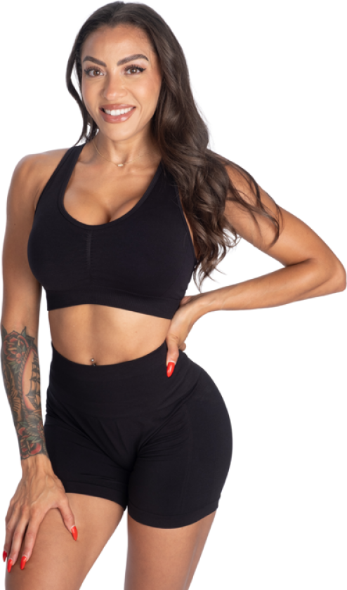 Scrunch Sports‑BH Svart