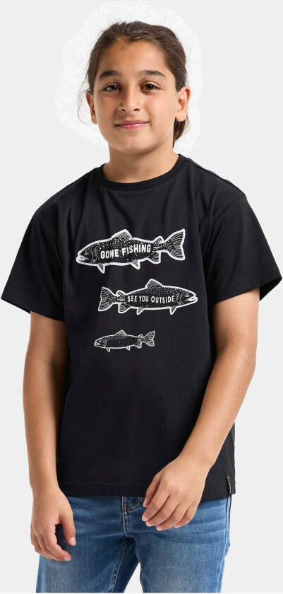 Mynta T-skjorte, Black, 170 - T skjorter & Topper - Bomull