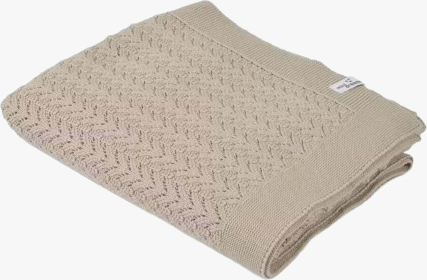 Lace Teppe, Sandbrun - Tekstiler - 100% Bomull