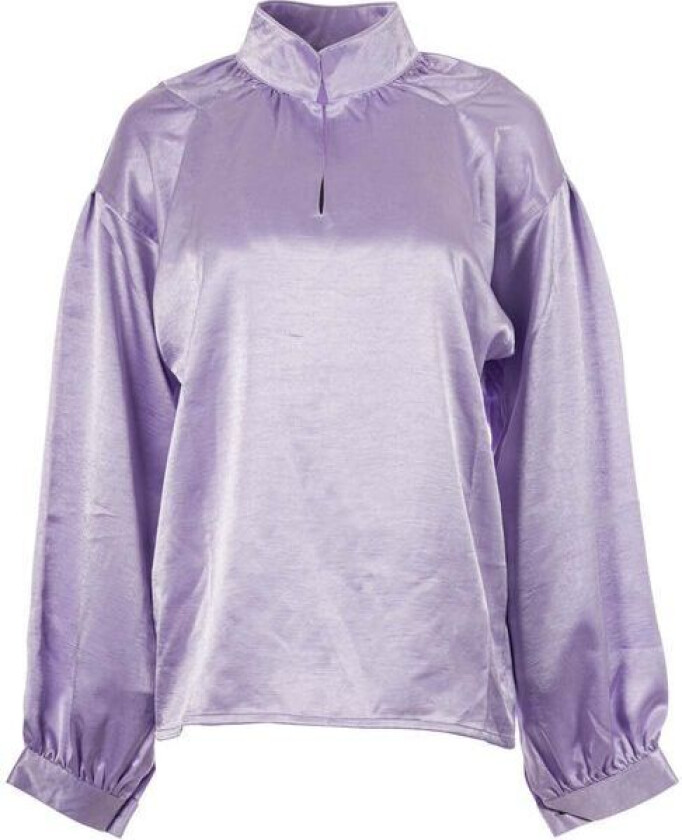 Lise bluse til bunad/festdrakt jente, Lavendel