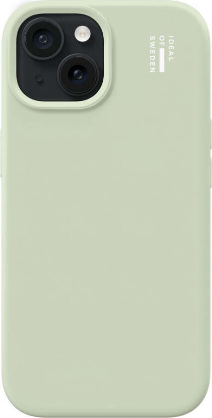 iPhone 17e / 16e / 15 / 14 / 13 iDeal Of Sweden Silicone Deksel - MagSafe Kompatibel - Sage Green