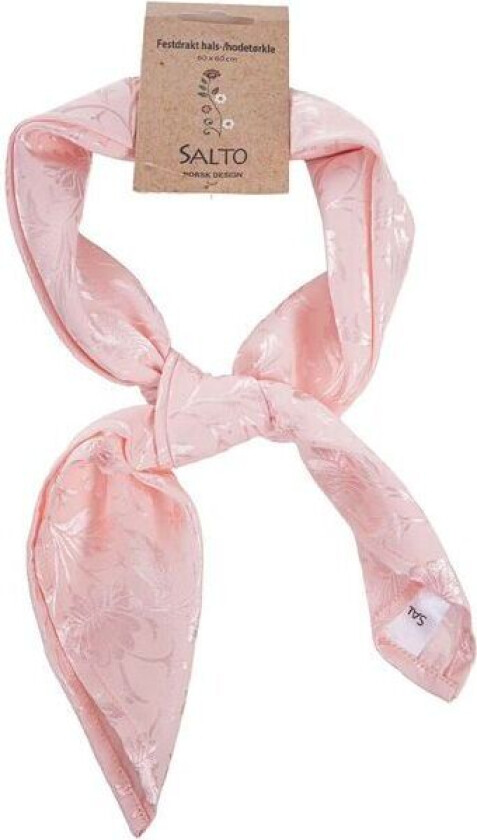 Bilde av Nila Satin skjerf til festdrakt/bunad, Lys rosa