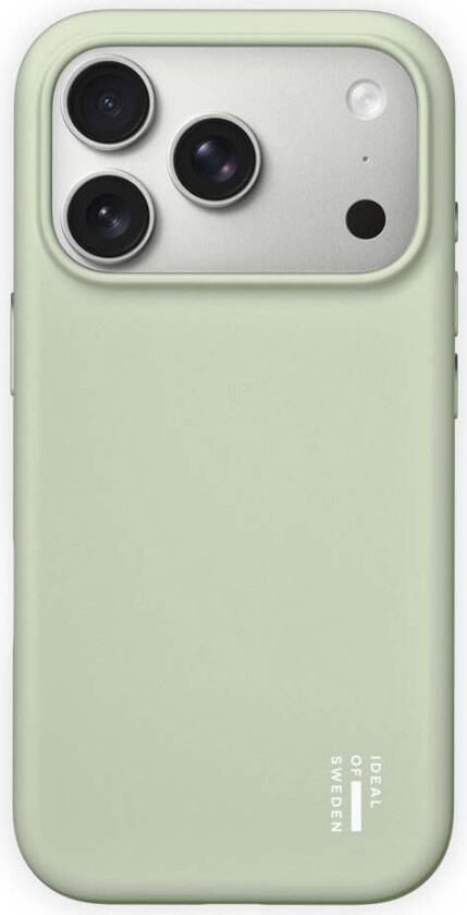 iPhone 17 Pro iDeal Of Sweden Silicone Deksel - MagSafe Kompatibel - Sage Green