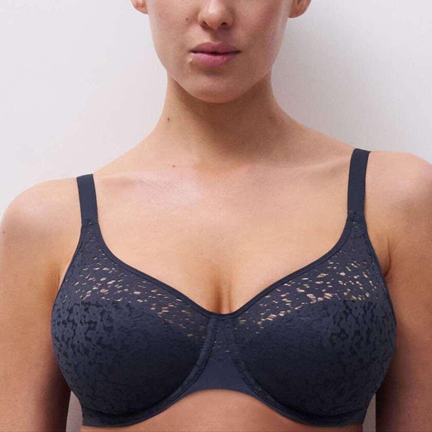 Easyfeel Norah BH med bøyle, blå, Størrelse: 90E, Kvinner