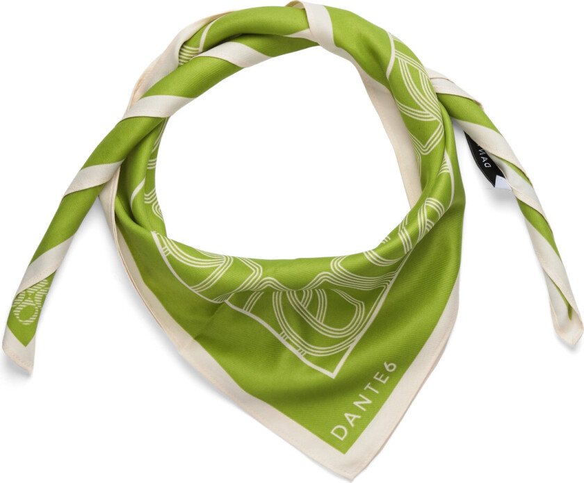 Bilde av Monogram Scarf - Green - ONE SIZE