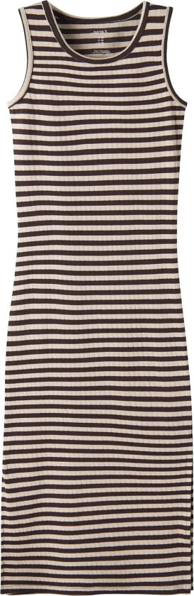 Nkfsuraja Xsl Sl Maxi Dress Noos - Brown - 164