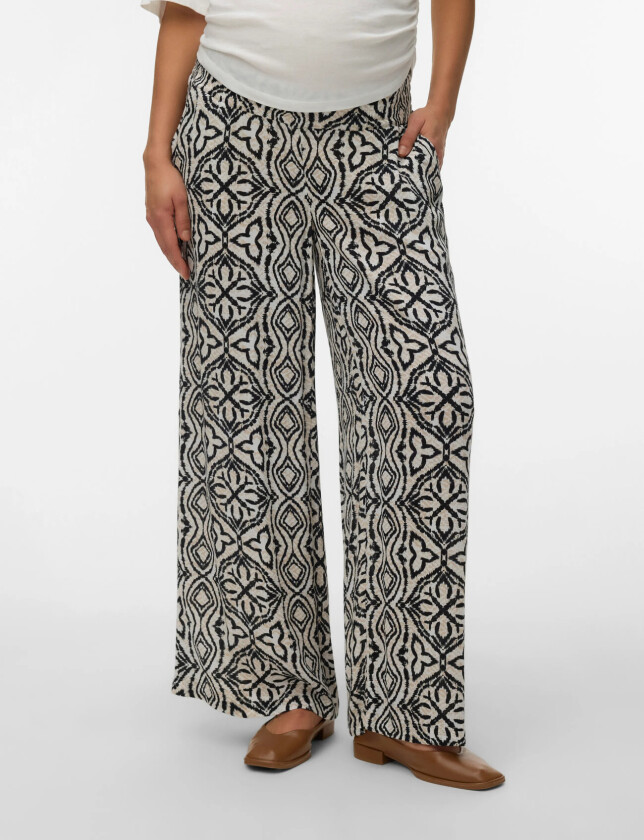 Vmmmenny Wide Pants Wvn Ga - Black - XXL