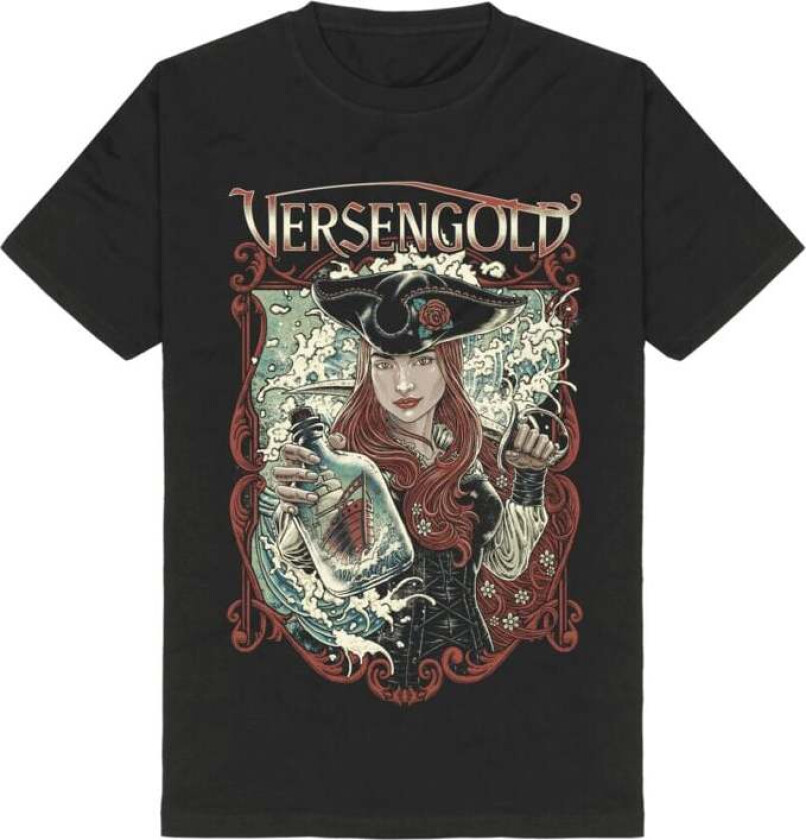 T-skjorte - Klabauterfrau - S til 3XL - Herrer - svart