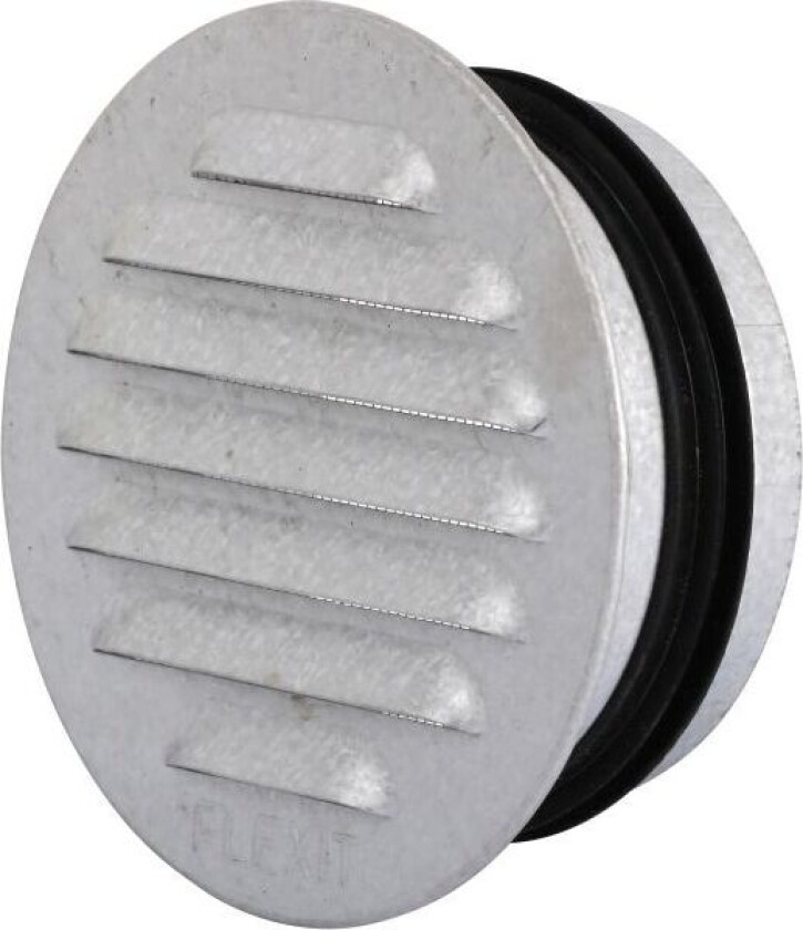 117216 Ventilrist stål, med stuss 100 mm