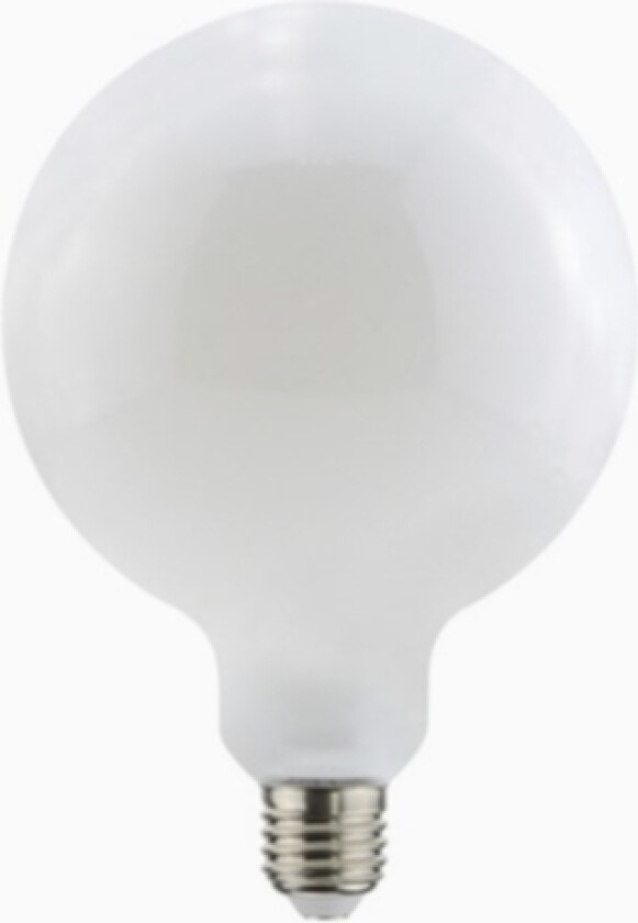 Filament LED Globe 125MM lyspære opal, dimbar E27, 9W