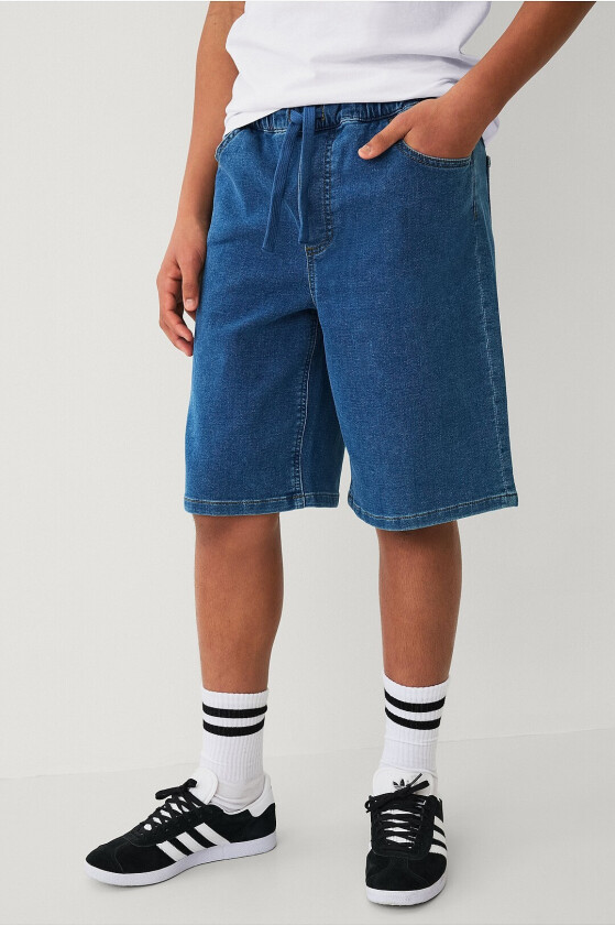 Jeans-shorts Denim joggers shorts - Blå
