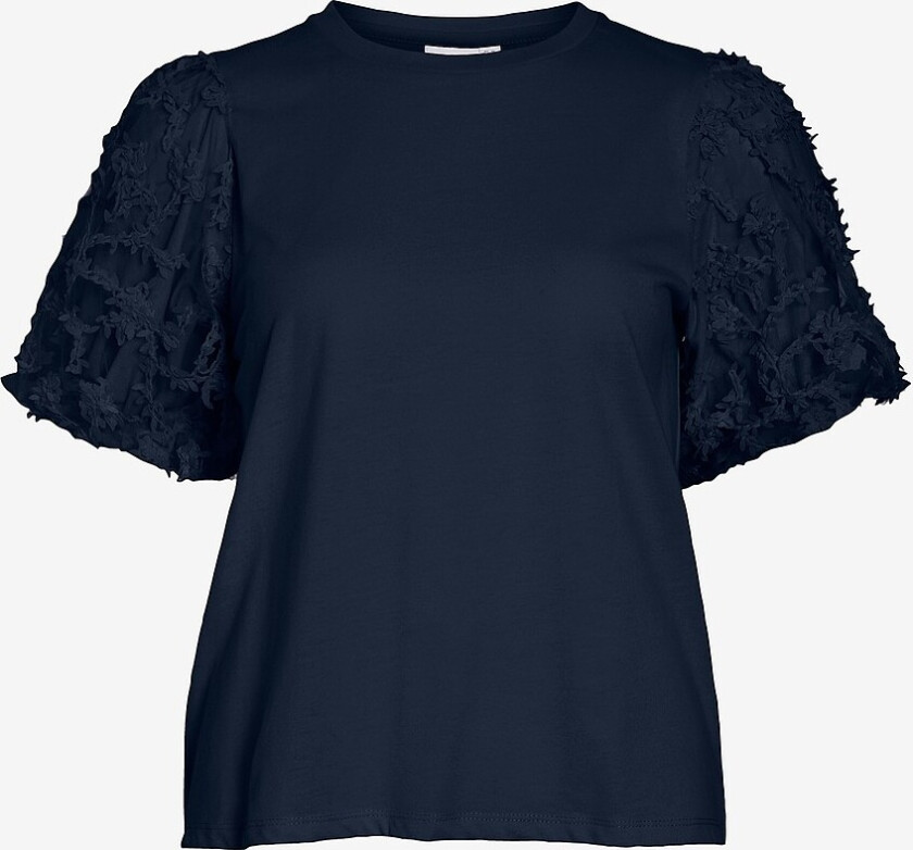 Topp viOnesca O-neck S/S Top - Blå