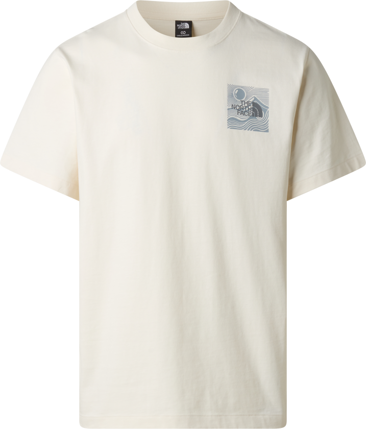 Men's Mountain Escape Relaxed Graphic T-Shirt White Dune