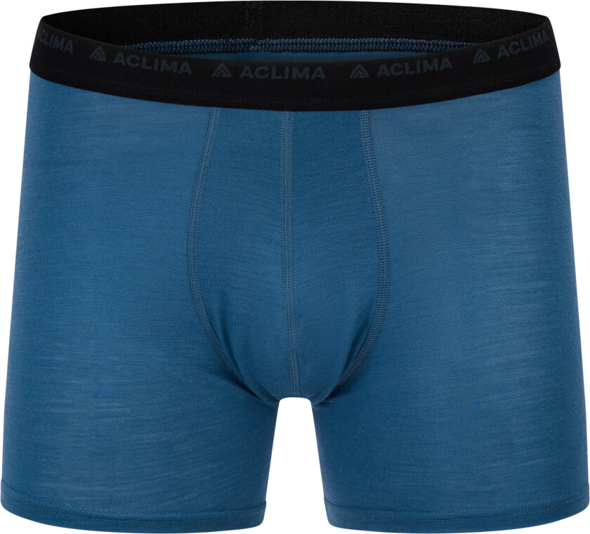 Aclima Men's LightWool 140 Boxer Blue Fusion