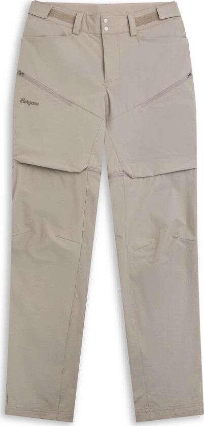 Bergans Women's Convertible Zip-Off Softshell Pants Rock Taupe