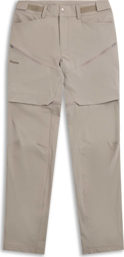 Bergans Men's Convertible Zip-Off Softshell Pants Rock Taupe