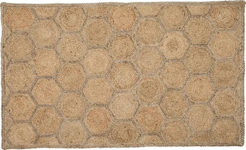 Elin gulvteppe Honey comb natural, 90x150 cm