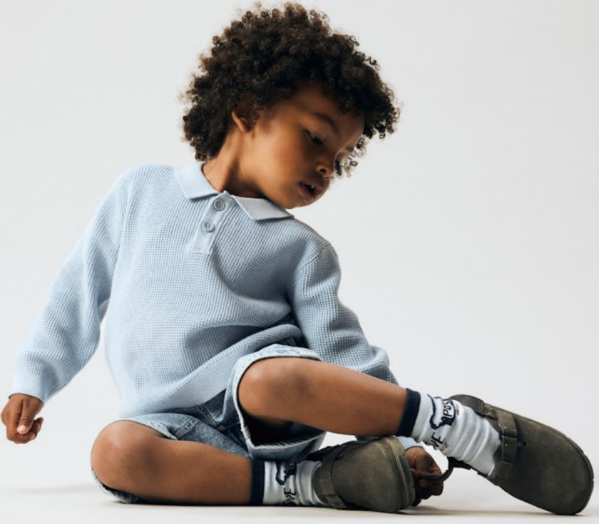 Genser med krage Fikal Blue Fog - 98