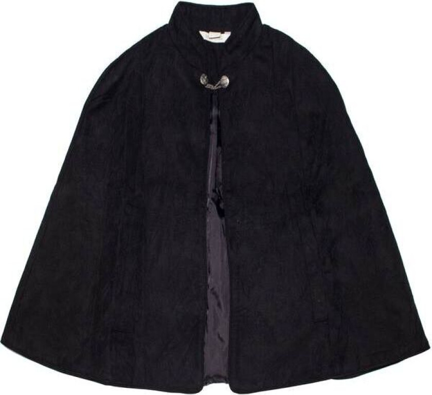 Cape til festdrakt/bunad til jente, Sort