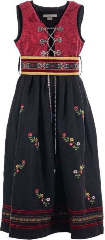 Leah bunad/festdrakt til jente, Rød