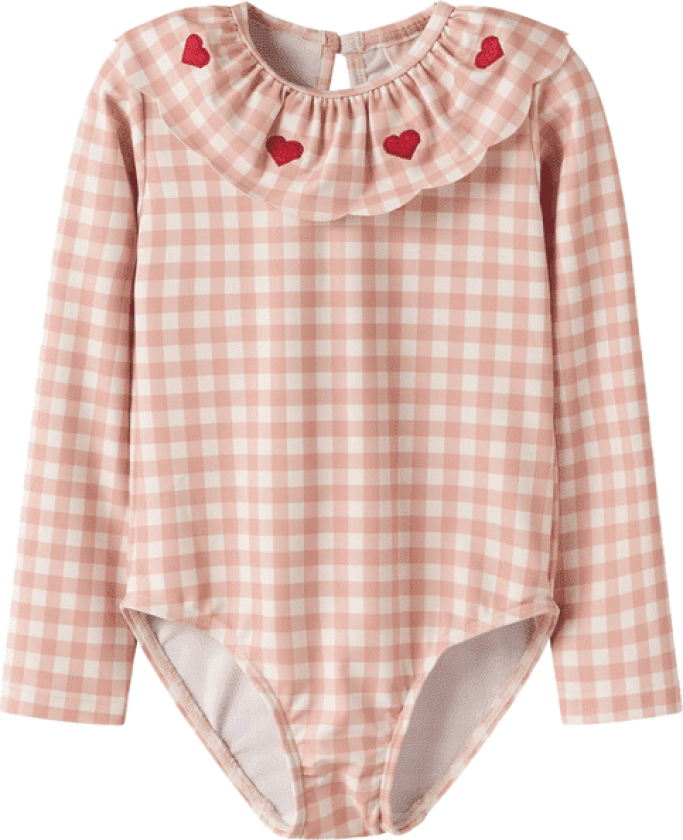 Nmffinley langermet badedrakt, Misty Rose