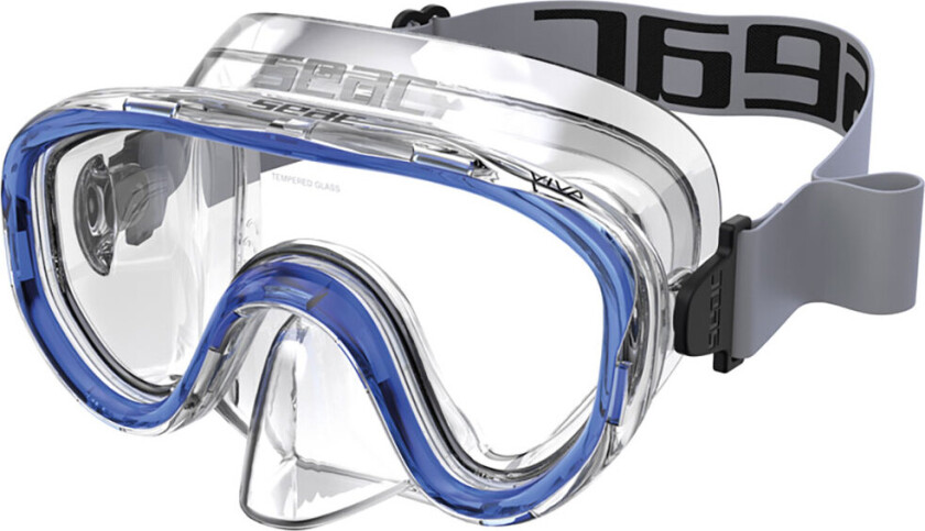 Dykkermaske - Lev - Blue - - OneSize - Dykkermasker