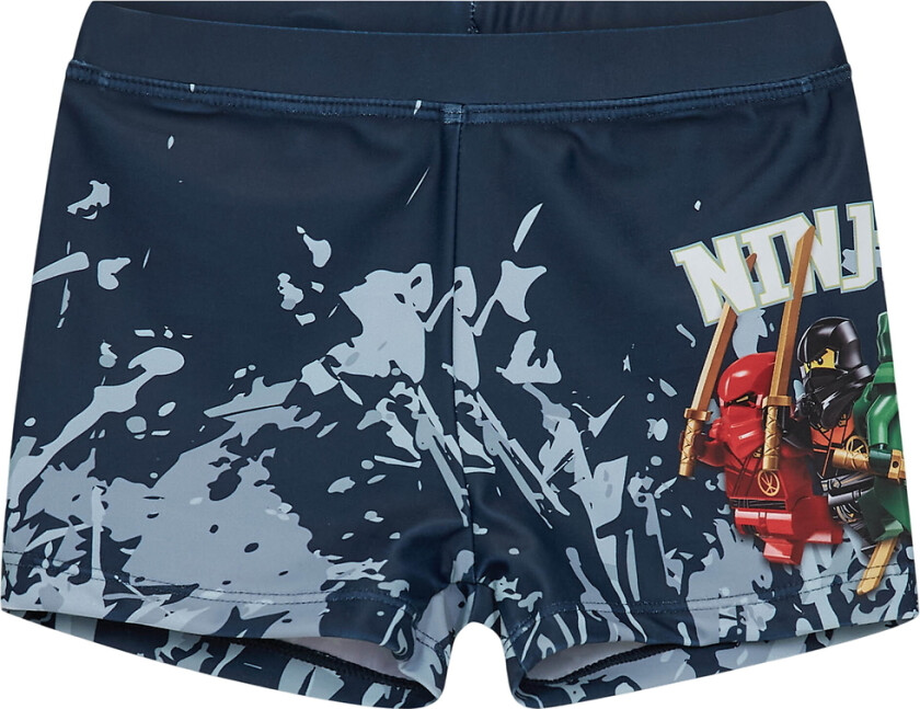 Ninjago Badeshorts - Mørkeblå - - 4 år (104) - Badetøy