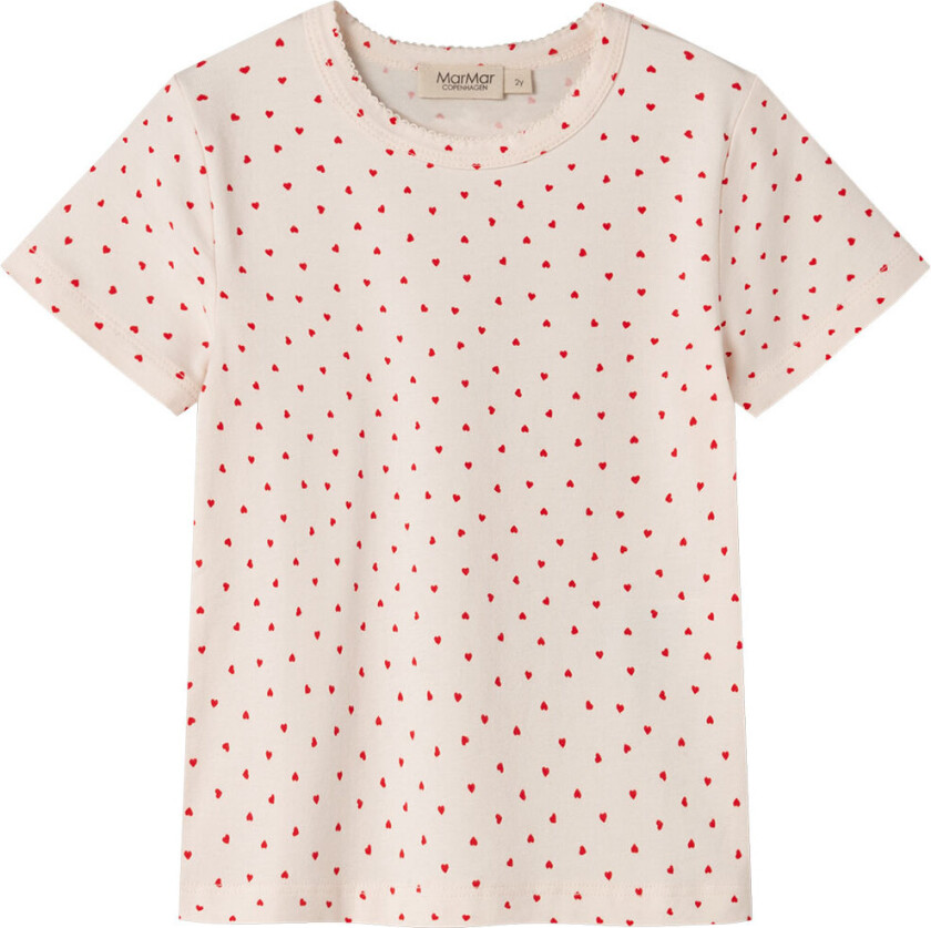 T-skjorte - Modal - Happy Hearts - - 7 år (122) - T-skjorte