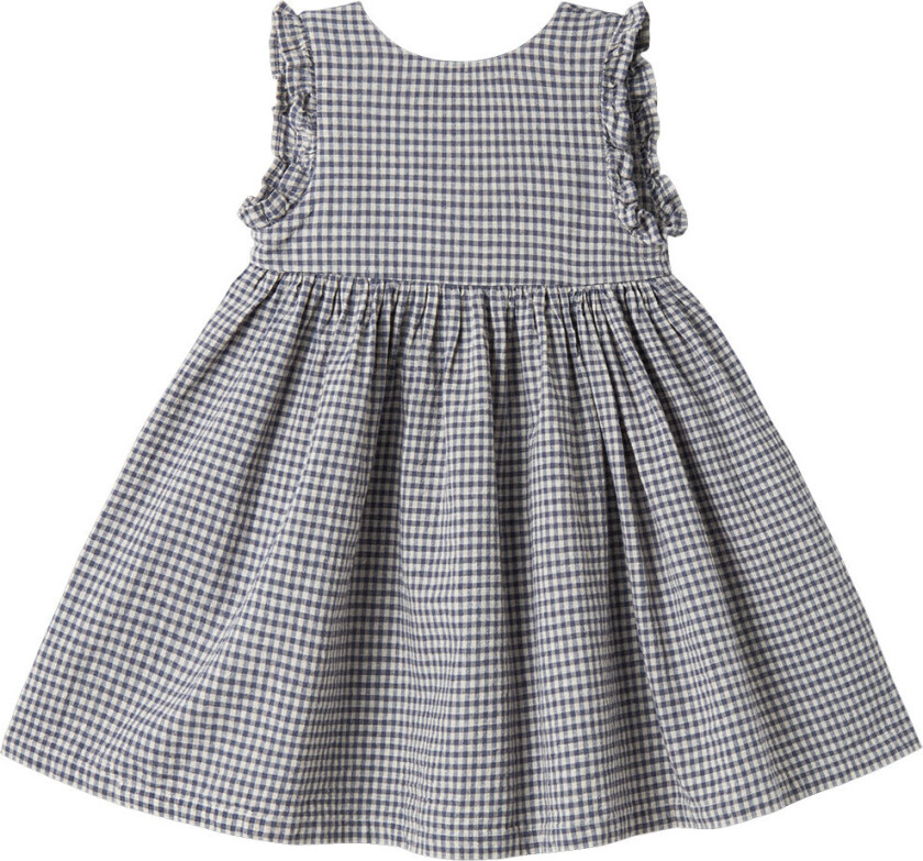 Kjole - Darame - Marine Sjekk - - 6 år (116) - Kjole