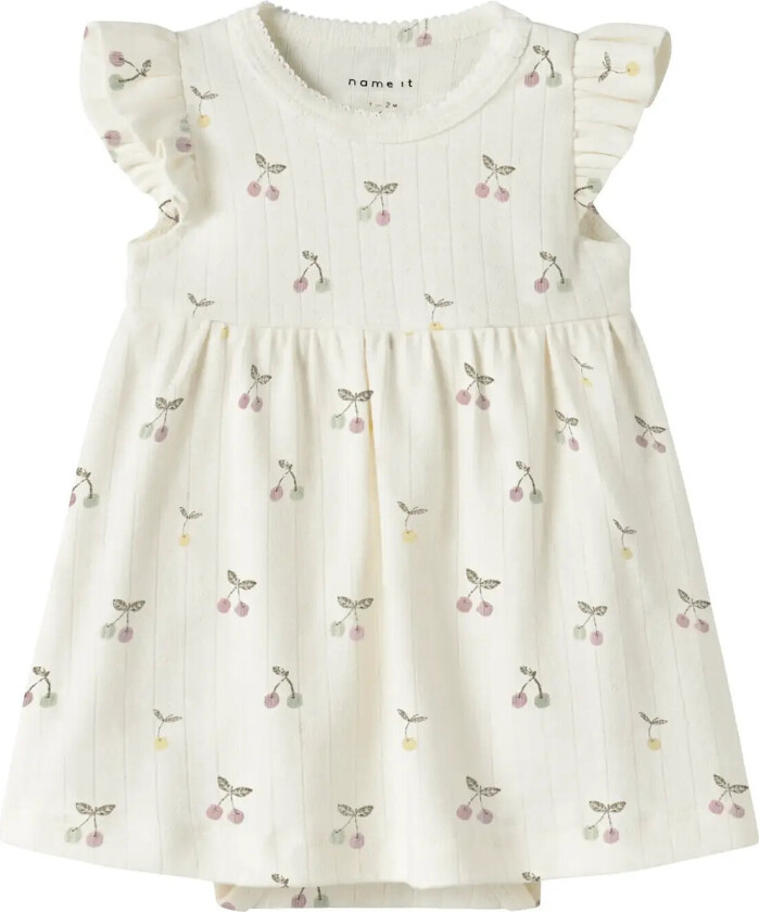 Nbfficherry Capsl Bodydress - Cream - 68