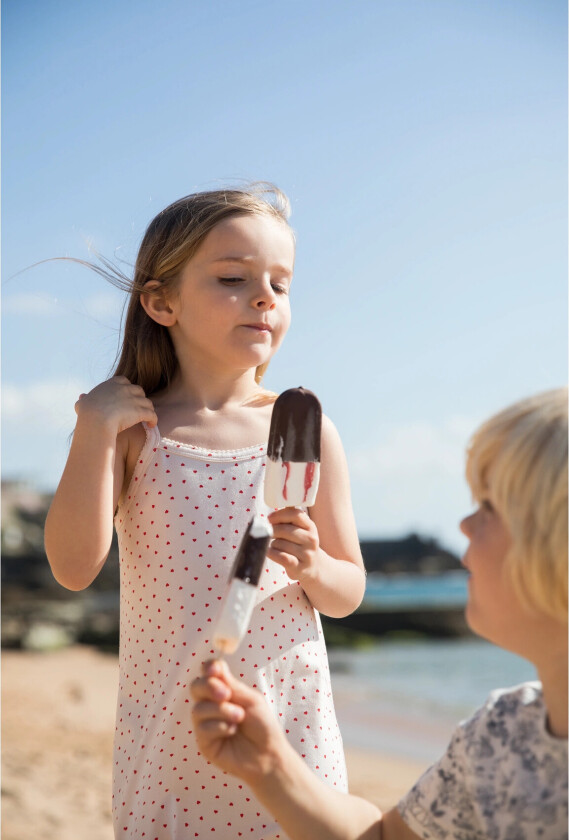 Strap Dress - Cream - 116