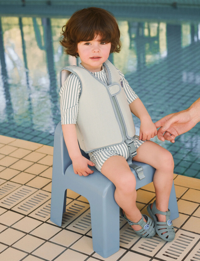 Dove Seersucker Swim Vest - Multi/patterned - 19/30KG