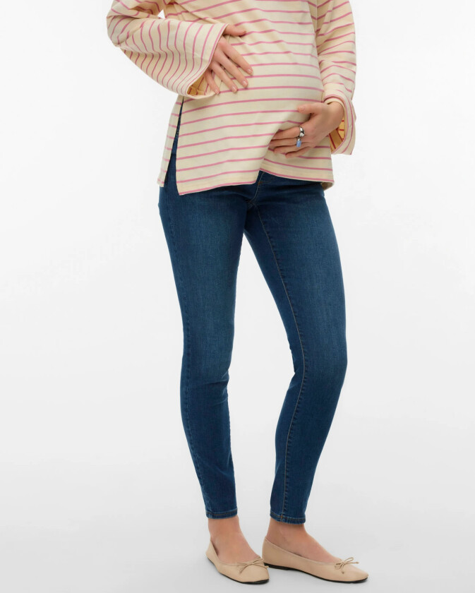 Vmmsophia Skinny Jeans Md Bl - Blue - XL x 32