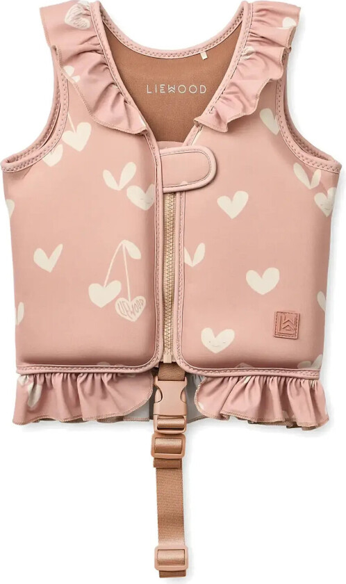 Dove Swim Vest W Frill - Pink - 15/19KG