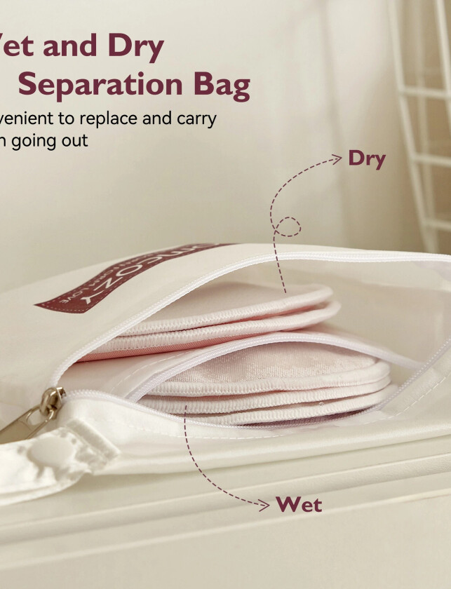 Reusable 14 Pack Thin Nursing Pad - White - ONE SIZE