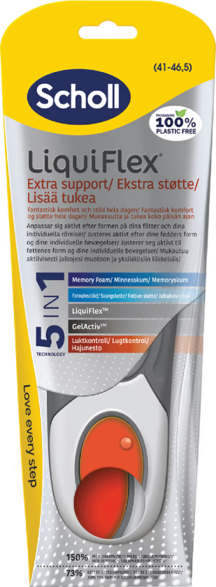 Bilde av Insoles Liquiflex Extra Support (L) - 1 Pakker