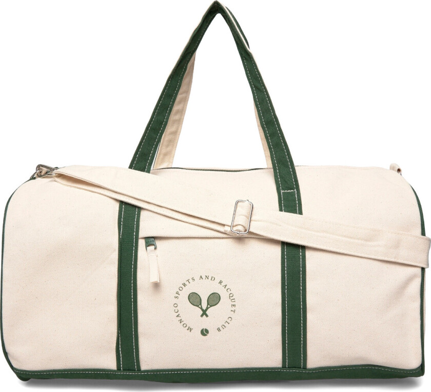 Ace Canvas Sports Bag - Cream - ONE SIZE
