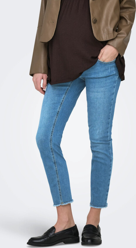 Olmblush Mid Sk Ank Rw Dnm Reabox Noos - Blue - M x 32