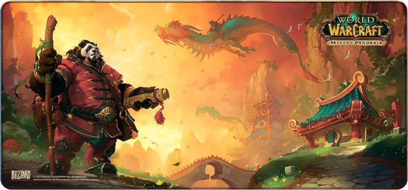 World of WarCraft - Pandaren With Lanters - Mousepad
