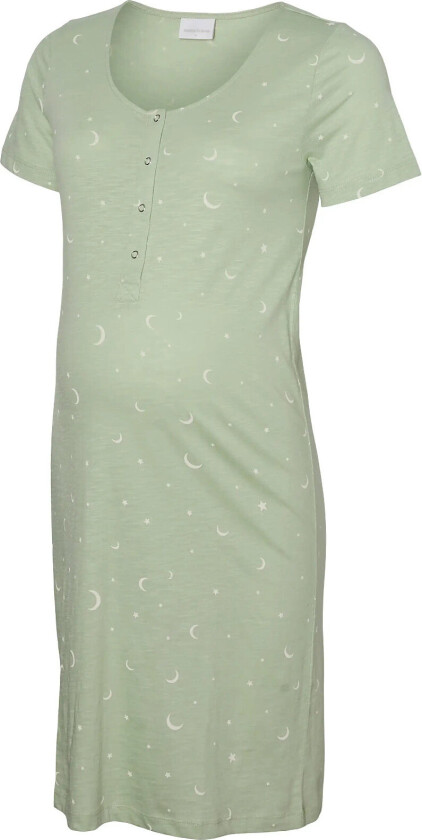 Mlmira Aop Jrs Nightgown 2F A. E. Noos - Green - S
