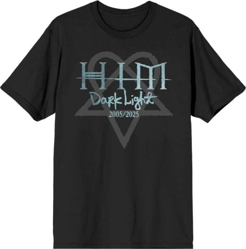 T-skjorte - Dark Light Tracklist - S til 4XL - Herrer - svart