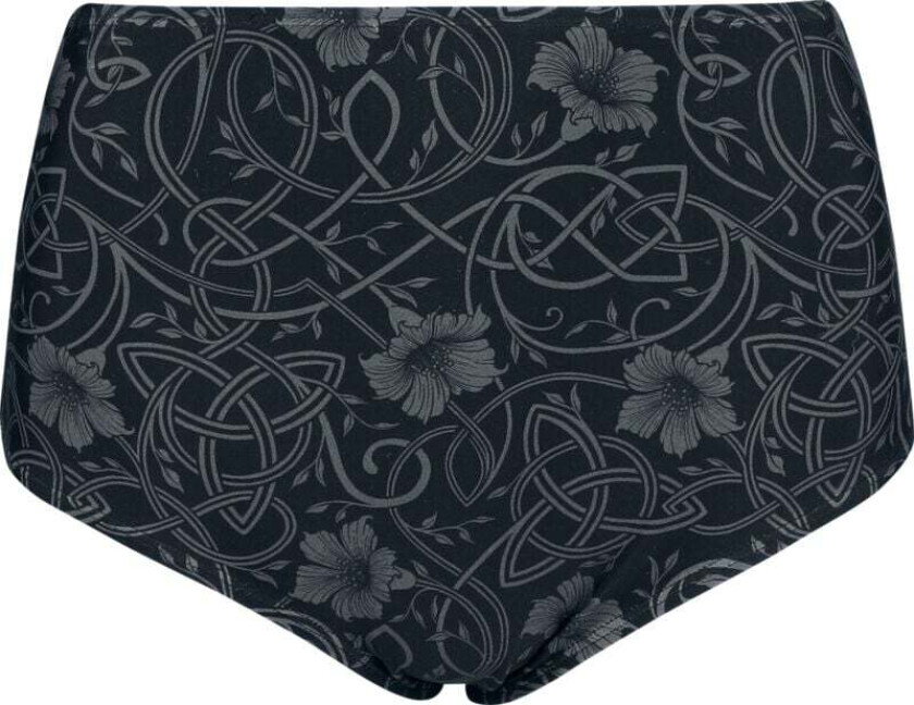 Bikinitruse - Rooted in Reverence high waist Bikini-Hose - S til XXL - Damer - svart