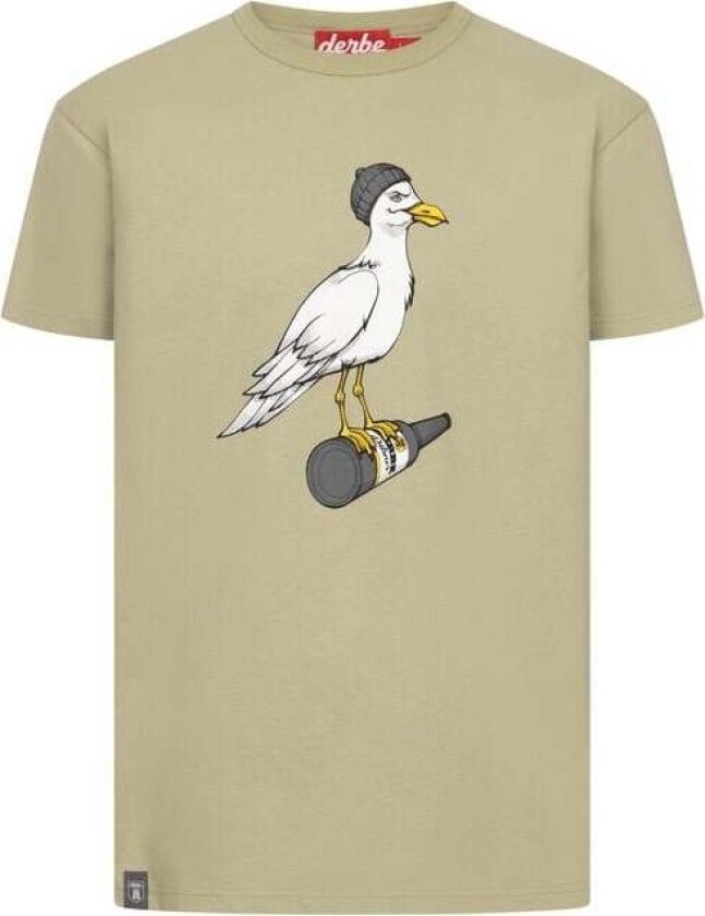 Derbe Hamburg T-skjorte - Sturmmöwe T-Shirt - S til 3XL - Herrer - oker