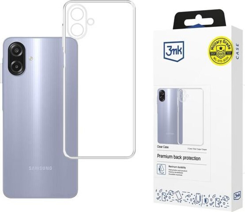 3mk Gjennomsiktig etui for Samsung Galaxy A07 5G / Galaxy M07 5G - gjennomsiktig