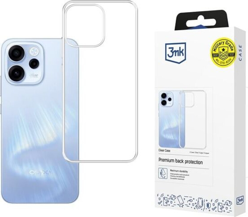 3mk Gjennomsiktig etui for Oppo Reno 15 5G (CPH2825) - gjennomsiktig