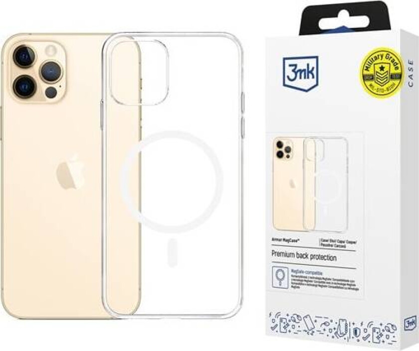 3mk Armor Magcase for iPhone 12 Pro Max - gjennomsiktig