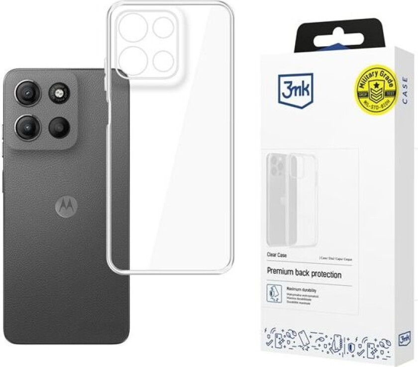 3mk Clear Case for Motorola Moto G15 / G15 Power - gjennomsiktig
