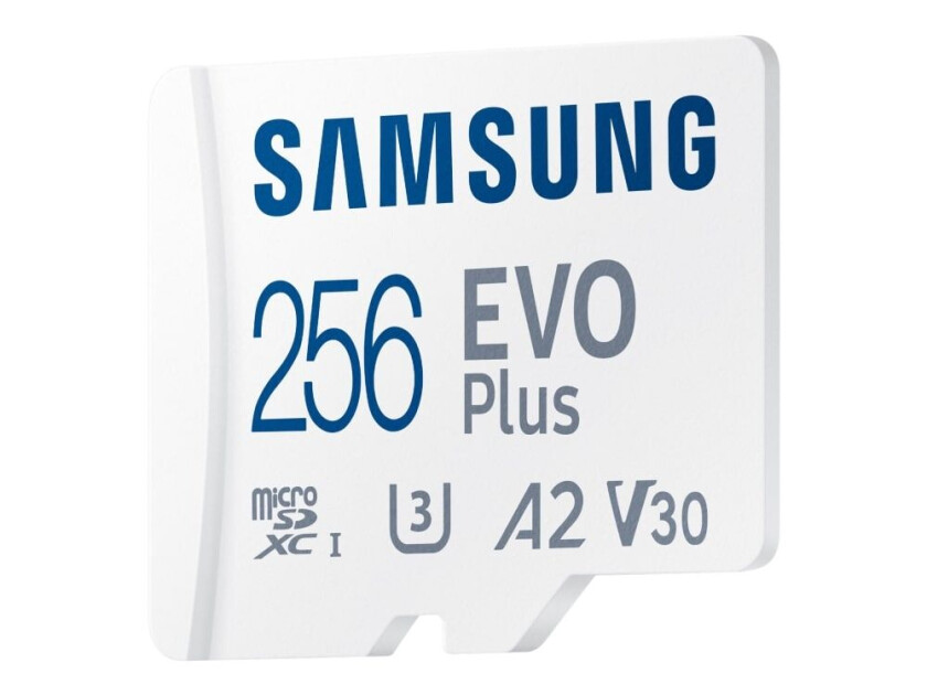 Evo Plus Microsdxc 256gb & Sd Adapter - Minnekort