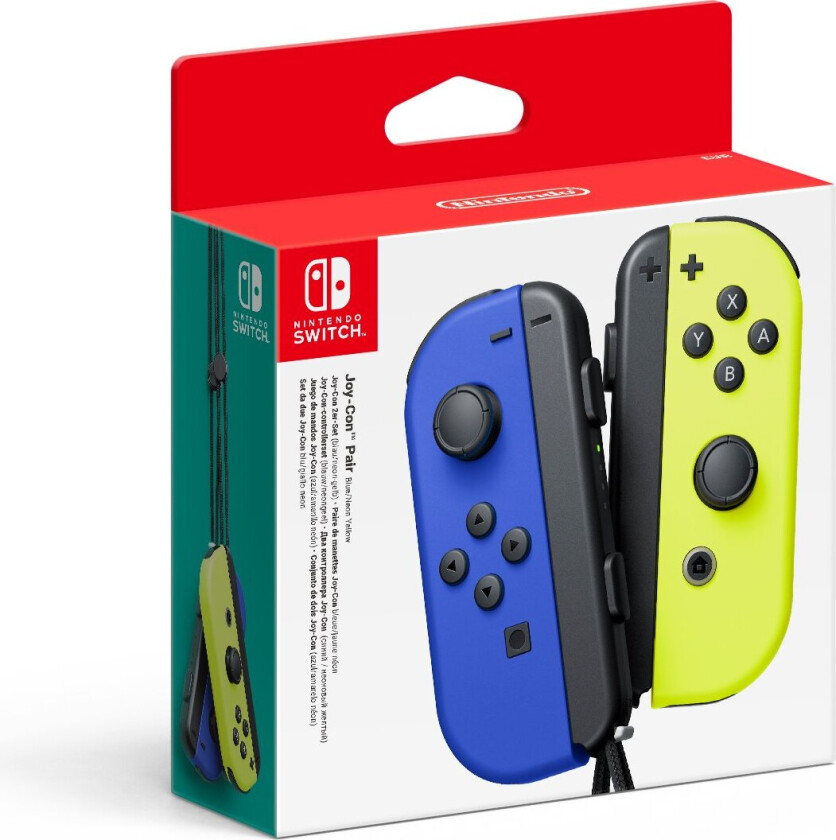 Joy-Con Pair Blå/neongult